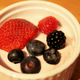 fruit on energy drink yogurt
